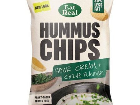 Eat Real Sour Cream & Chive Hummus Chips, 110 g Sale