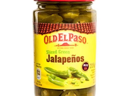 Old El Paso Jalapenos Sliced, 215 g Online now