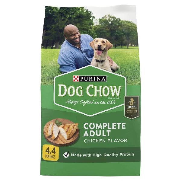 Purina Dog Chow Dry Adult Dog Food Complete and Balance, 4.4 Lb Fashion