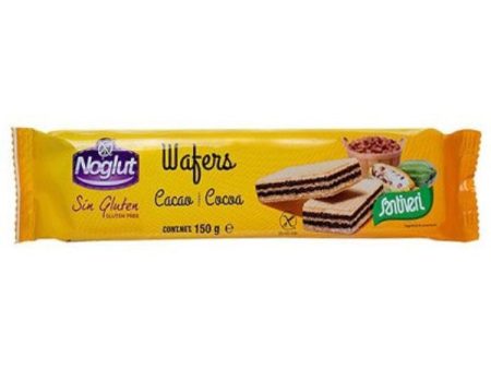 Santiveri Noglut Cocoa Wafers GF, 150 g Discount