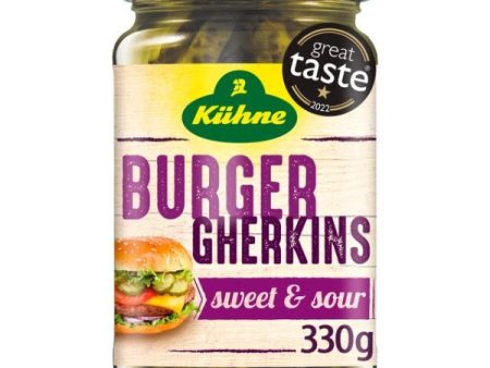 Kuhne Burger Gherkins, 370 ml For Cheap