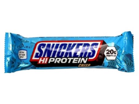 Snickers Hi- Protein Chocolate Crisp Bar, 55 g Online Hot Sale