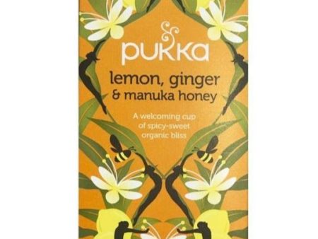 Pukka Lemon, Ginger & Manuka Honey, 20 ct Online Hot Sale