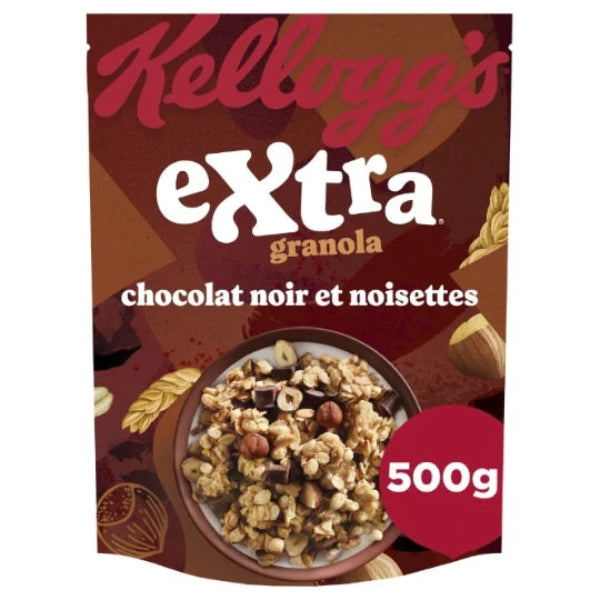 Kellogg s Extra Chocolate Noisette, 500 g Online now