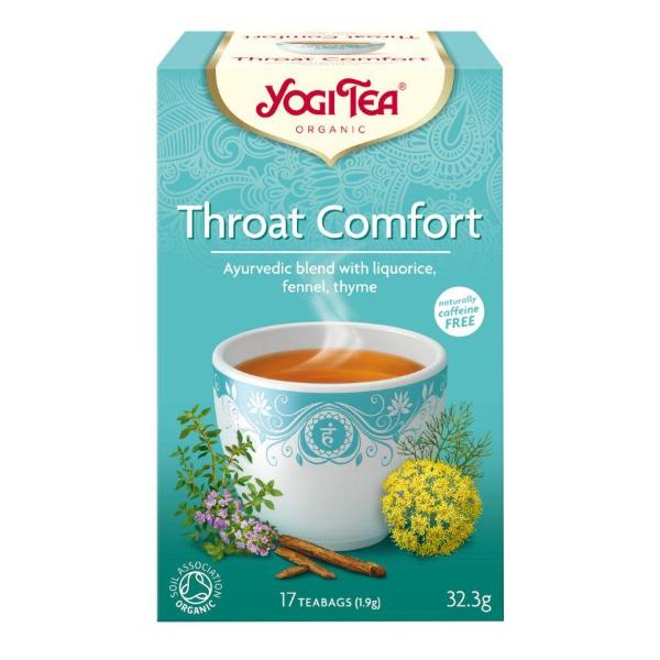 Yogi Throat Comfort Tea Bags, 17 ct Supply