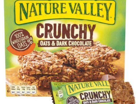 Nature Valley Crunchy Oats & Dark Chocolate, 5x 42 g Supply