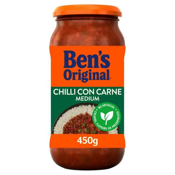 Ben s Medium Chilli ConCarne Sauce450g Online Hot Sale