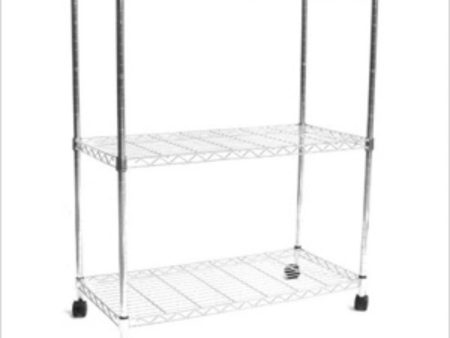 Seville Classics, 3-Shelf Steel Wire Shelving, 35 x 75 x 95 H For Sale