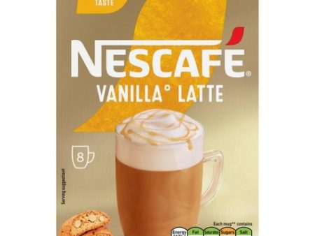 Nescafe Gold Cappuccino Vanilla Latte x 8 Sachets, 148 g Online now