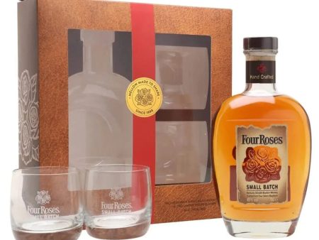 Four Roses Small Batch Bourbon Gift Set, 70 cl Hot on Sale