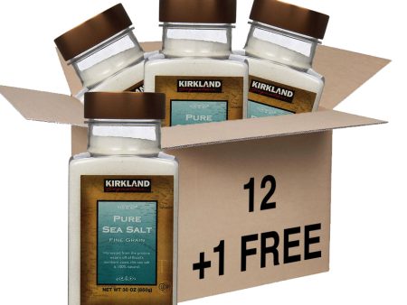 Kirkland Pure Sea Salt, 850 gx12 Cheap