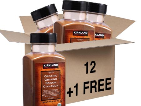 Kirkland Organic Ground Saigon cinnamon, 10.7 ozx12 Online Hot Sale