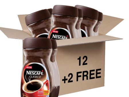 Nescafe Clasico, 10.5 oz x12 Fashion