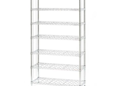 Seville Classics, 7-Shelf Wine Rack, 36W x 14D x 64H Sale