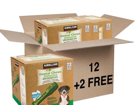 Kirkland Dental Chews 72 ctx12 Hot on Sale