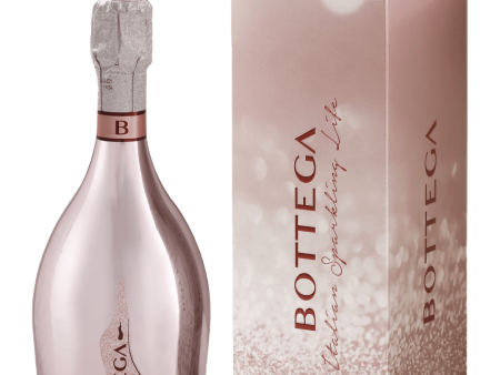 Bottega Pink Gold Prosecco Gift Box, 75 cl Supply