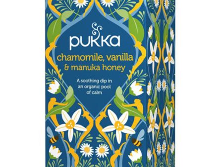 Pukka Chamomile Vanilla Manuka Tea, 20 ct Supply