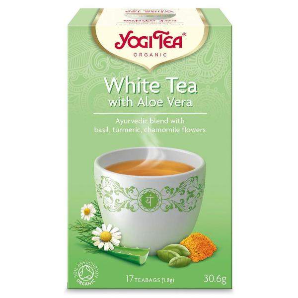 Yogi Organic White Tea with Aloe Vera, 17 ct Discount