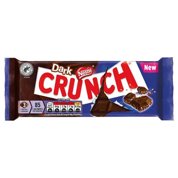 Crunch Dark Chocolate Sharing Bar, 100 g Fashion