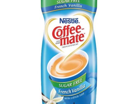 Coffee Mate,French Vanilla Sugar Free, 10.5 oz Supply