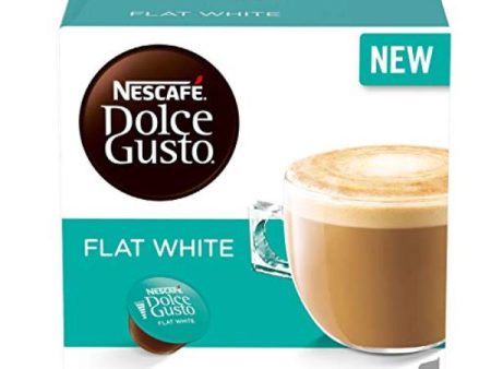 Nescafe Dolce Gusto Flat White Coffee x16 Capsules, 187.2 g Sale