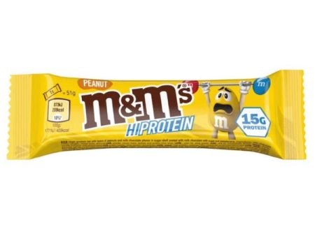 M&M s Hi-Protein Chocolate Peanut Bar, 51 g Supply