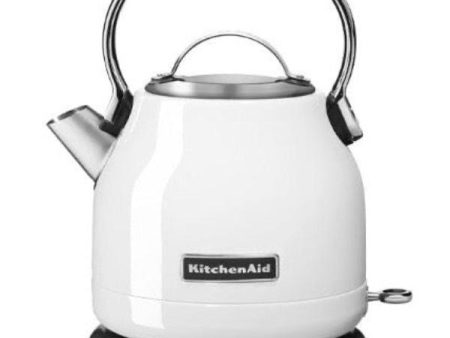 KitchenAid Kettle Dome Style White 1.25 L For Cheap