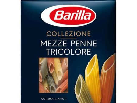 Barilla Collez Mezze Penne Tricolore 500 g Sale