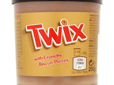 Twix, Spread With Crunchy Biscuit Pieces, 200 g (BB: 07-12-2024) Online