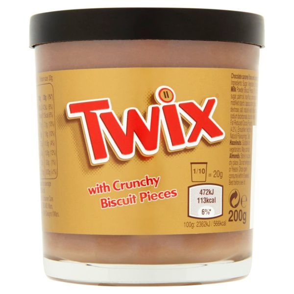 Twix, Spread With Crunchy Biscuit Pieces, 200 g (BB: 07-12-2024) Online