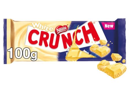 Crunch White Chocolate Sharing Bar, 100 g on Sale