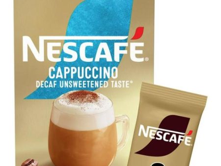 Nescafe Gold Cappuccino Decaf Unsweetened x8 Sachets, 120 g Online now