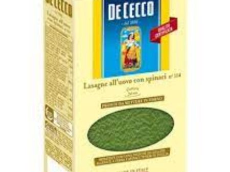 De Cecco Lasagne Verde No.114, 500 g Cheap