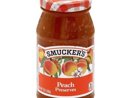 Smuckers Preserves Peach, 12 oz on Sale