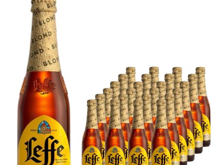 Leffe Blonde Beer Multipack, 24 x 330 ml Fashion