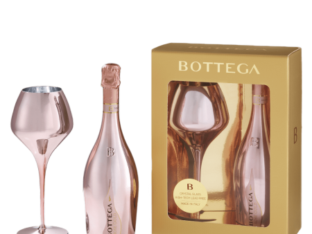 Bottega Confezione Rose Gold and Magnifico Rose Prosecco, 75 cl Online Hot Sale