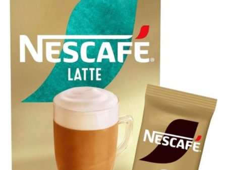 Nescafe Gold Latte Instant Coffee Low Sugar Sachets x8, 144 g Online Sale