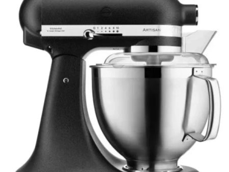 KitchenAid Artisan Tilt Head Stand Mixer Pastry Robot Cast Iron Black 4.8 L Online now