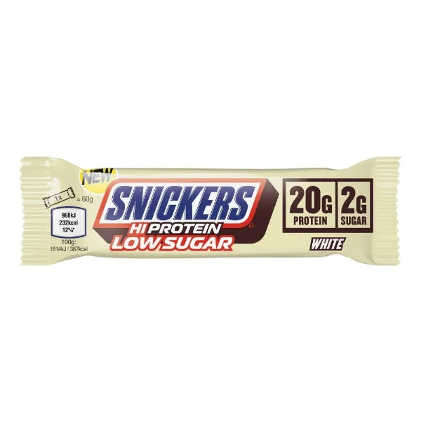 Snickers White Chocolate Hi-Protein Bar Low Sugar, 60g Discount