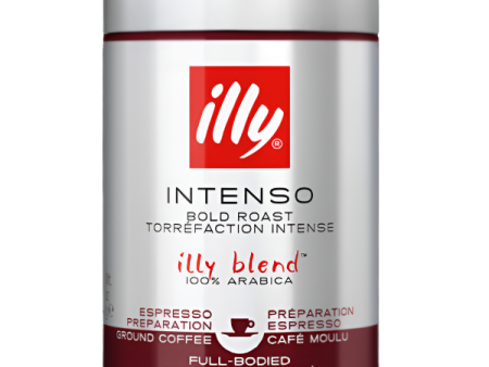 Illy Espresso Intenso Dark Ground Coffee, 250g For Sale