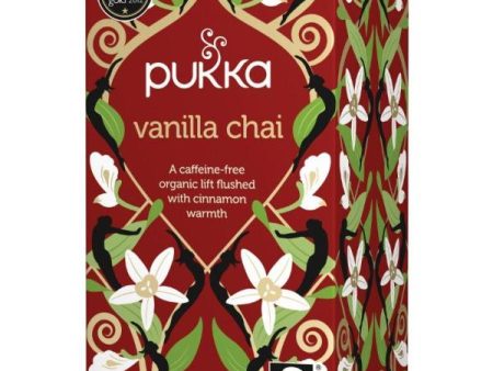 Pukka Organic Vanilla Herbal Chai Tea, 20 ct Supply