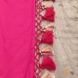 Rani Pink-Red Pure Katan Silk Banarasi Handloom Patola Dupatta Online Sale