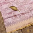 Mauve Pure Kora Net Tissue Banarasi Handloom Dupatta Online now