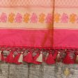 Light Orange-Pink Pure Katan Silk Banarasi Handloom Patola Dupatta Cheap