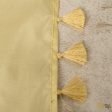 Light Yellow Pure Katan Silk Banarasi Handloom Petite Dupatta For Cheap