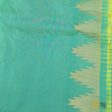 Green-Light Turquoise Pure Katan Silk Banarasi Handloom Saree Fashion