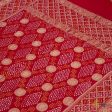 Red Pure Georgette Banarasi Handloom Bandhani Dupatta Online now