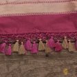 Gajri Pink Pure Katan Silk Banarasi Handloom Dupatta Sale