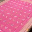 Old Rose Pink Pure Katan Silk Banarasi Handloom Dupatta Online Sale