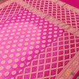 Light Pink-Rani Pink Pure Georgette Banarasi Handloom Bandhani Dupatta Online Hot Sale